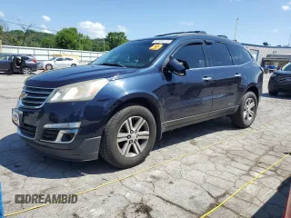 2016 Chevrolet Traverse LT z VIN 1GNKRGKD1GJ330698, wystawiony jako Copart lot #57609115 z przebiegiem Nie podano mil oraz Szkoda całkowita • Salvage title. Historia ofert i sprzedaży dostępna na DreamBid. Obrazek 1.