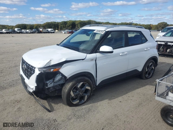 2024 Hyundai Venue SEL with VIN KMHRC8A30RU282728, listed as a Copart auction lot 76386264 with NaN miles and Salvage Title. Bid and sale history available at carsss.com. Image 1.