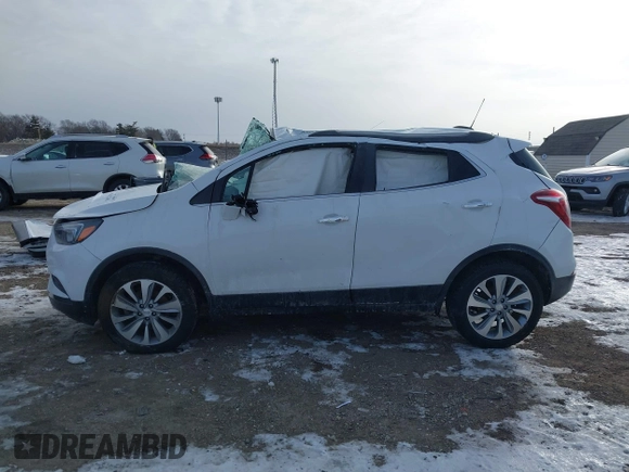 2018 Buick Encore Preferred with VIN KL4CJESB5JB605931, listed as a IAAI auction lot 41612363 with 110,843 mi miles. Bid and sale history available at carsss.com. Image 15.