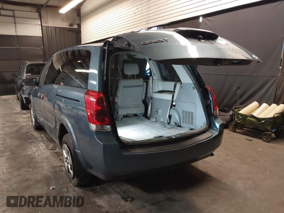2008 Nissan Quest SL with VIN 5N1BV28U68N118044, listed as a IAAI auction lot 41311739 with 87,066 mi miles. Bid and sale history available at carsss.com. Image 3.