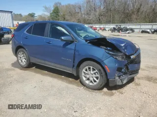 2024 Chevrolet Equinox LT with VIN 3GNAXKEG8RL230958, listed as a Copart auction lot 49583305 with 33,239 mi miles and Salvage Title. Bid and sale history available at DreamBid. Image 4.