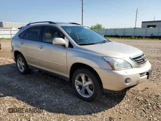 2006 Lexus RX 400h with VIN JTJHW31U860013816, listed as a Copart auction lot 58653215 with 265,114 mi miles and Salvage title. Bid and sale history available at DreamBid. Image 4.
