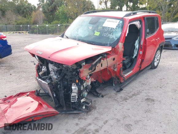 2015 Jeep Renegade Latitude with VIN ZACCJABT6FPC27221, listed as a IAAI auction lot 40810159 with Not Provided miles. Bid and sale history available at carsss.com. Image 6.