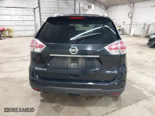 2016 Nissan Rogue S with VIN KNMAT2MV9GP597101, listed as a IAAI auction lot 41917828 with 122,568 mi miles. Bid and sale history available at carsss.com. Image 16.