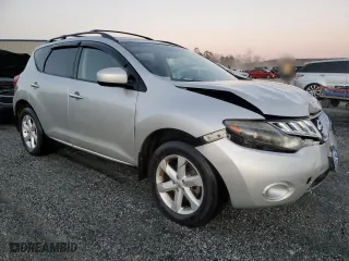 2009 Nissan Murano S with VIN JN8AZ18U89W008353, listed as a Copart auction lot 46619225 with 130,749 mi miles and Salvage Title. Bid and sale history available at carsss.com. Image 4.