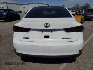 2016 Lexus IS 200t with VIN JTHBA1D27G5002704, listed as a Copart auction lot 52752465 with 84,357 mi miles and Salvage Title. Bid and sale history available at DreamBid. Image 6.