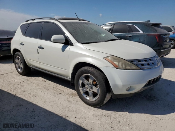 2004 Nissan Murano SL with VIN JN8AZ08W54W309053, listed as a Copart auction lot 74856154 with 0 mi miles and Salvage Title. Bid and sale history available at carsss.com. Image 4.
