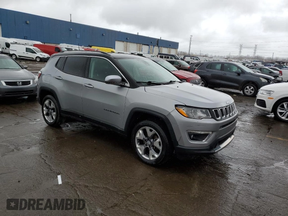 2021 Jeep Compass Limited with VIN 3C4NJDCB6MT515780, listed as a Copart auction lot 49820575 with 45,474 mi miles and Salvage Title. Bid and sale history available at carsss.com. Image 4.