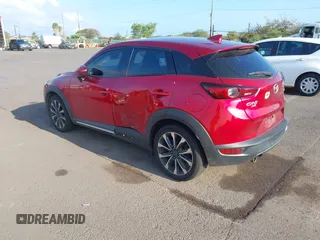 2019 Mazda CX-3 Grand Touring with VIN JM1DKFD71K0427650, listed as a IAAI auction lot 42058069 with 67,688 mi miles and . Bid and sale history available at DreamBid. Image 3.