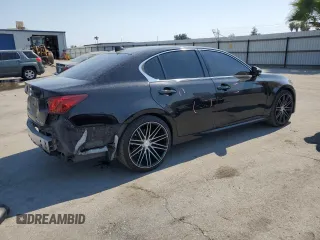 2015 Lexus GS 350 with VIN JTHBE1BL3FA000163, listed as a Copart auction lot 62547684 with 118,985 mi miles and Salvage Title. Bid and sale history available at carsss.com. Image 3.