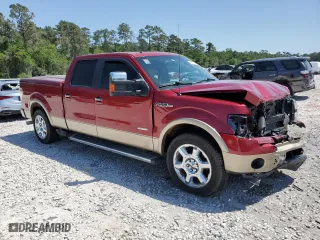 2013 Ford F-150 XL with VIN 1FTFW1CTXDKF93641, listed as a Copart auction lot 52817575 with 117,172 mi miles and Salvage Title. Bid and sale history available at carsss.com. Image 4.