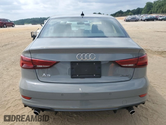 2020 Audi A3 Sedan S line Premium Plus with VIN WAUJEHFF4LA029822, listed as a Copart auction lot 54196884 with 41,785 mi miles and Salvage Title. Bid and sale history available at carsss.com. Image 6.