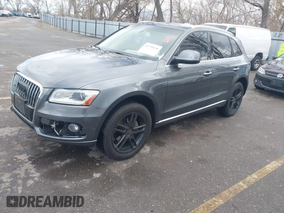 2017 Audi Q5 Premium with VIN WA1C2AFP8HA066572, listed as a IAAI auction lot 41798158 with 90,363 mi miles. Bid and sale history available at carsss.com. Image 2.