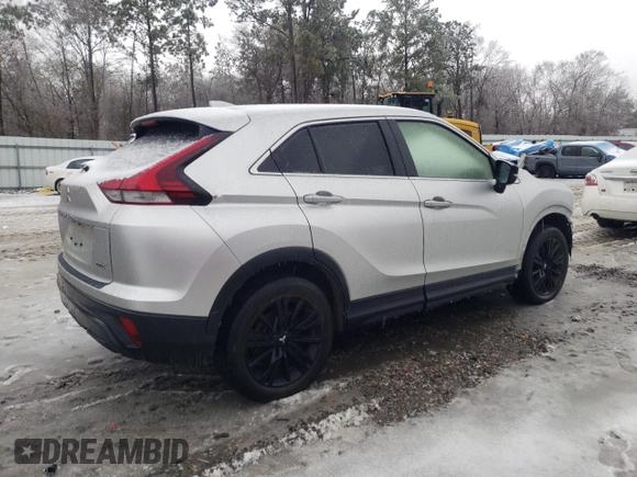2023 Mitsubishi Eclipse Cross LE z VIN JA4ATVAA1PZ012741, wystawiony jako Copart lot #86363484 z przebiegiem 28 583 mil mil oraz Szkoda całkowita • Salvage title. Historia ofert i sprzedaży dostępna na DreamBid. Obrazek 3.