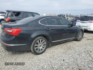 2016 Kia Cadenza Premium with VIN KNALN4D7XG5206028, listed as a Copart auction lot 47587675 with 119,263 mi miles and Salvage Title. Bid and sale history available at carsss.com. Image 3.