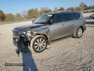 2012 Infiniti QX56 8-passenger with VIN JN8AZ2NC3C9318000, listed as a Copart auction lot 78378544 with 170,100 mi miles and Salvage Title. Bid and sale history available at carsss.com. Image 1.