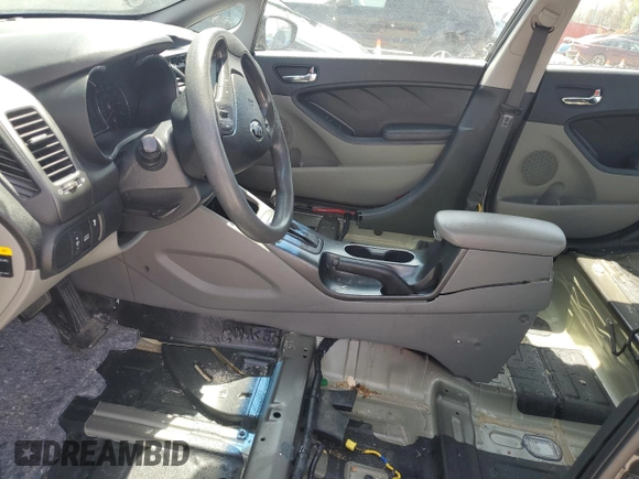 2016 Kia Forte LX with VIN KNAFK4A67G5574488, listed as a Copart auction lot 53993965 with 0 mi miles and Salvage Title. Bid and sale history available at carsss.com. Image 7.
