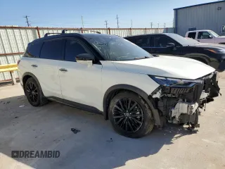 2023 Infiniti QX60 Autograph with VIN 5N1DL1HU0PC376479, listed as a Copart auction lot 48735845 with 31,773 mi miles and Salvage title. Bid and sale history available at DreamBid. Image 4.