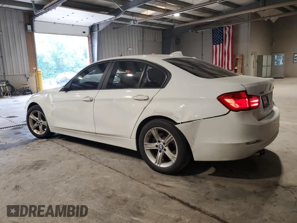 2014 BMW 3 Series 328i xDrive with VIN WBA3B5G56ENS11491, listed as a Copart auction lot 59555895 with 87,588 mi miles and Salvage title. Bid and sale history available at DreamBid. Image 2.