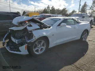 2023 Chevrolet Camaro 1LT with VIN 1G1FB3DX2P0101346, listed as a Copart auction lot 87007334 with 20,298 mi miles and Salvage Title. Bid and sale history available at carsss.com. Image 1.
