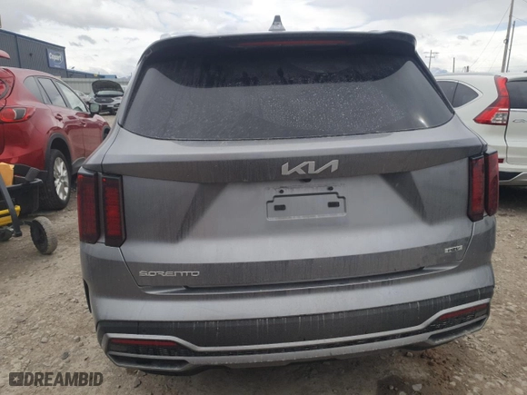 2023 Kia Sorento Hybrid EX with VIN KNDRHDLG7P5176086, listed as a Copart auction lot 48714895 with 36,494 mi miles and Salvage Title. Bid and sale history available at carsss.com. Image 6.