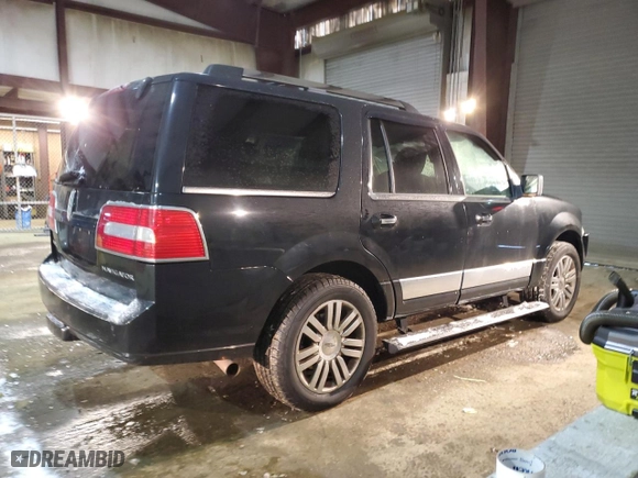 2009 Lincoln Navigator with VIN 5LMFU28569EJ01398, listed as a Copart auction lot 41881275 with 129,920 mi miles and Salvage Title. Bid and sale history available at carsss.com. Image 3.