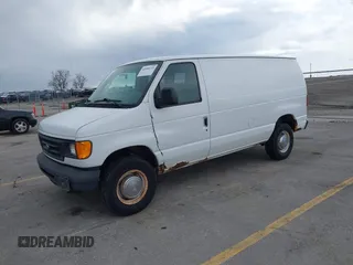 2004 Ford Econoline Cargo with VIN 1FTNE24W84HB38152, listed as a IAAI auction lot 42090193 with 102,357 mi miles. Bid and sale history available at carsss.com. Image 2.