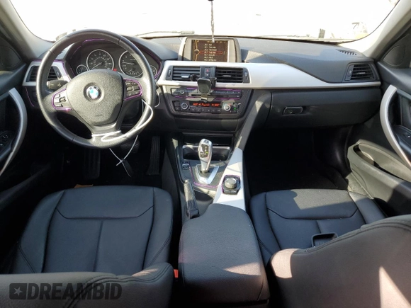 2014 BMW 3 Series 320i with VIN WBA3B1C56EK135528, listed as a Copart auction lot 53075575 with 131,341 mi miles and Salvage Title. Bid and sale history available at carsss.com. Image 8.
