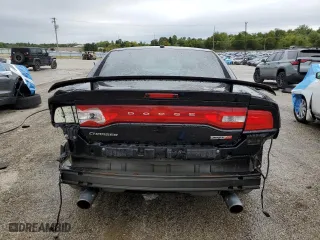 2012 Dodge Charger SRT8 with VIN 2C3CDXEJ8CH217246, listed as a Copart auction lot 71079334 with 105,528 mi miles and Salvage Title. Bid and sale history available at carsss.com. Image 6.
