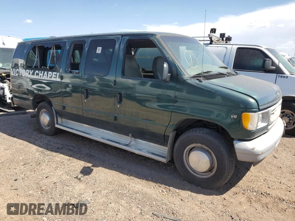 2001 Ford Econoline Wagon XL z VIN 1FBSS31S31HB25585, wystawiony jako Copart lot #46612994 z przebiegiem 145 122 mil mil oraz Nie do naprawy. Historia ofert i sprzedaży dostępna na DreamBid. Obrazek 4.