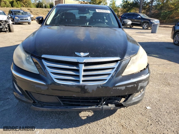 2013 Hyundai Genesis 5.0L R-Spec with VIN KMHGC4DH7DU225863, listed as a Copart auction lot 80220524 with 227,546 mi miles and Salvage Title. Bid and sale history available at carsss.com. Image 5.