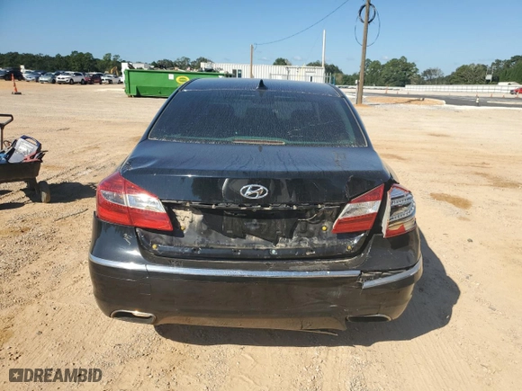 2013 Hyundai Genesis 3.8L with VIN KMHGC4DD0DU249256, listed as a Copart auction lot 72590684 with 140,680 mi miles and Non Repairable. Bid and sale history available at carsss.com. Image 6.