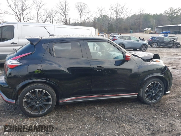 2015 Nissan Juke SV with VIN JN8AF5MV7FT554864, listed as a IAAI auction lot 41524495 with 159,075 mi miles. Bid and sale history available at carsss.com. Image 13.