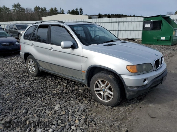 2002 BMW X5 3.0i with VIN 5UXFA535X2LP40070, listed as a Copart auction lot 67320264 with 217,246 mi miles and Non Repairable. Bid and sale history available at carsss.com. Image 4.