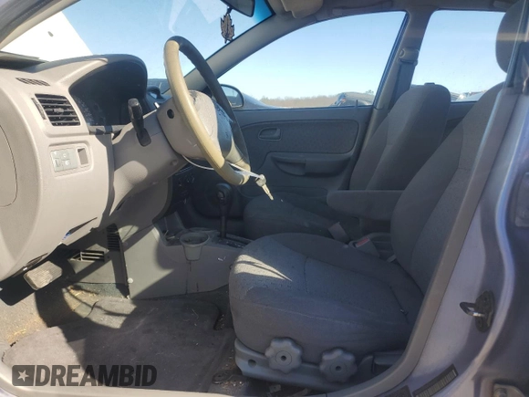 2004 Kia Rio with VIN KNADC165646193322, listed as a Copart auction lot 44667955 with 174,387 mi miles and Clean Title. Bid and sale history available at carsss.com. Image 7.