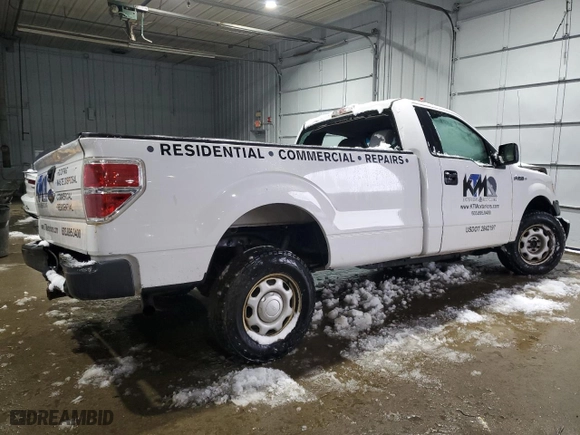 2014 Ford F-150 XL with VIN 1FTMF1EM7EKD78295, listed as a Copart auction lot 84000984 with 269,566 mi miles and Salvage Title. Bid and sale history available at carsss.com. Image 3.