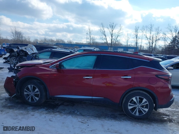 2020 Nissan Murano SV with VIN 5N1AZ2BS7LN145138, listed as a IAAI auction lot 41537154 with 29,730 mi miles. Bid and sale history available at carsss.com. Image 15.