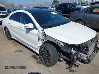 2014 Mercedes-Benz CLA 45 AMG with VIN WDDSJ5CB3EN103607, listed as a IAAI auction lot 41657065 with 69,669 mi miles and . Bid and sale history available at DreamBid. Image 1.