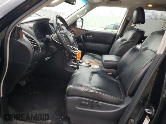 2017 Nissan Armada SV with VIN JN8AY2NC5H9506303, listed as a Copart auction lot 53320355 with 86,953 mi miles and Clean Title. Bid and sale history available at carsss.com. Image 7.