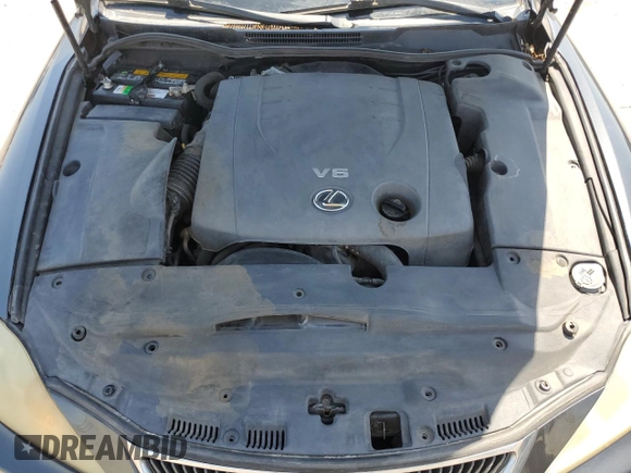 2007 Lexus IS 250 with VIN JTHBK262372043297, listed as a Copart auction lot 65295745 with 174,175 mi miles and Salvage title. Bid and sale history available at DreamBid. Image 11.