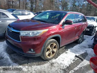 2014 Toyota Highlander Limited with VIN 5TDDKRFH1ES012322, listed as a IAAI auction lot 41430818 with 128,541 mi miles. Bid and sale history available at carsss.com. Image 17.