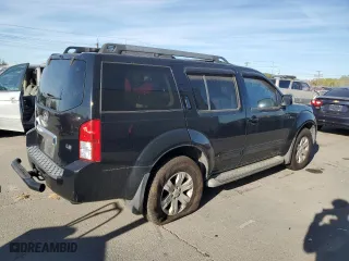 2005 Nissan Pathfinder SE with VIN 5N1AR18W75C727940, listed as a Copart auction lot 72528724 with 94,627 mi miles and Salvage Title. Bid and sale history available at carsss.com. Image 3.