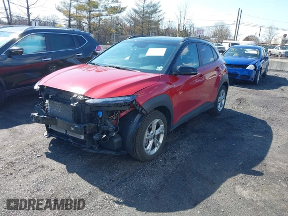 2023 Hyundai Kona SEL with VIN KM8K6CAB2PU936256, listed as a IAAI auction lot 41869839 with 37,170 mi miles. Bid and sale history available at carsss.com. Image 17.