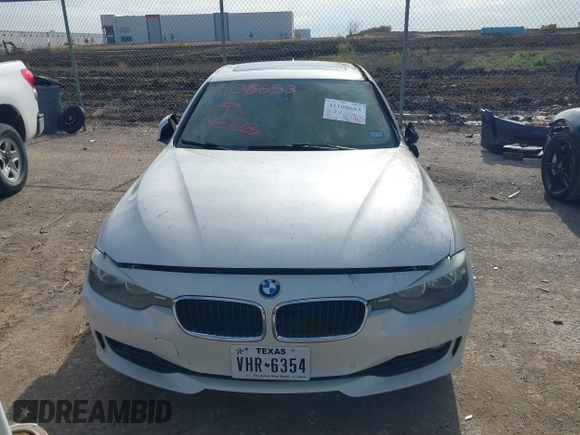 2014 BMW 3 Series 328i with VIN WBA3C1C59EK108868, listed as a IAAI auction lot 41108653 with Not Provided miles and . Bid and sale history available at carsss.com. Image 12.