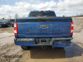 2022 Ford F-150 XL with VIN 1FTEW1EP3NFA76820, listed as a Copart auction lot 52161725 with 32,265 mi miles and Salvage Title. Bid and sale history available at carsss.com. Image 6.