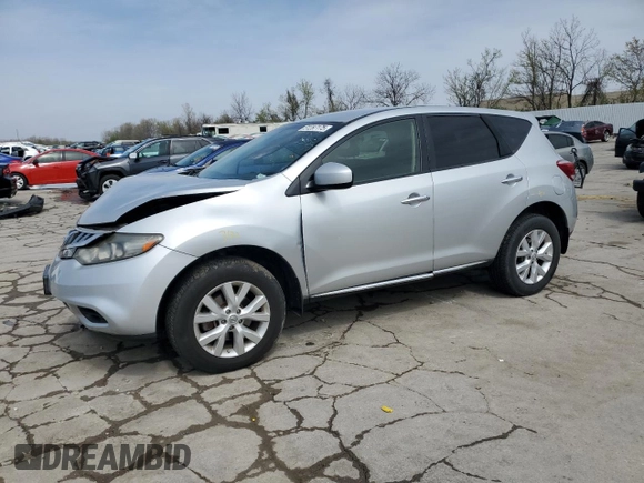 2014 Nissan Murano S with VIN JN8AZ1MW4EW502243, listed as a Copart auction lot 51287175 with 95,273 mi miles and Salvage Title. Bid and sale history available at carsss.com. Image 1.
