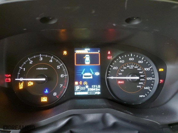 2023 Subaru Crosstrek with VIN JF2GTABC2PH207554, listed as a Copart auction lot 47368105 with 33,843 mi miles and Salvage Title. Bid and sale history available at carsss.com. Image 9.
