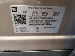 2024 Cadillac XT4 AWD Luxury with VIN 1GYFZBR48RF242850, listed as a Copart auction lot 52290865 with 1,524 mi miles and Salvage Title. Bid and sale history available at carsss.com. Image 13.