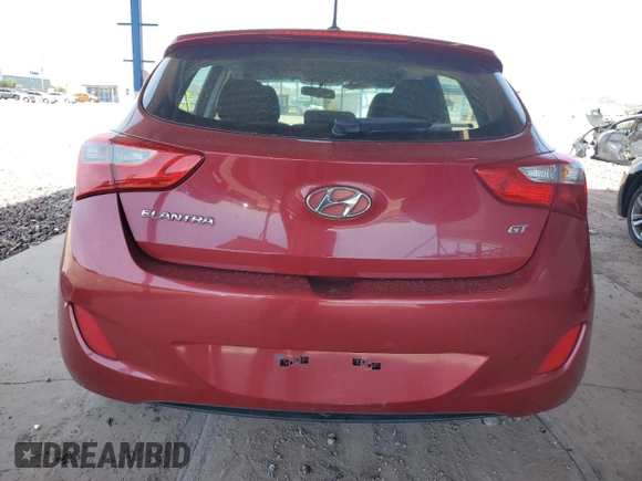 2014 Hyundai Elantra GT with VIN KMHD35LH1EU201747, listed as a Copart auction lot 52236025 with 65,268 mi miles and Salvage Title. Bid and sale history available at carsss.com. Image 6.
