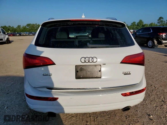 2017 Audi Q5 Premium with VIN WA1C2AFPXHA058733, listed as a Copart auction lot 61955185 with 60,052 mi miles and Salvage title. Bid and sale history available at DreamBid. Image 6.